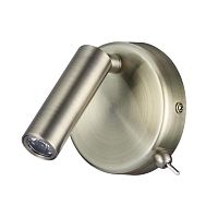 LUMION 5222/3WL LEDIO LN22 000 бронза Бра с выкл. LED 3W 3000K 220V CHASE