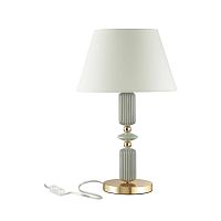 ODEON LIGHT EXCLUSIVE 4861/1TA CLASSIC ODL_EX21 133 золото/разноцветн./керамика/абажур Настольная лампа E27 1*60W CANDY