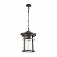 ODEON LIGHT 4044/1 NATURE ODL18 699 коричневый/патина Уличный светильник-подвес IP44 E27 60W 220V VIRTA