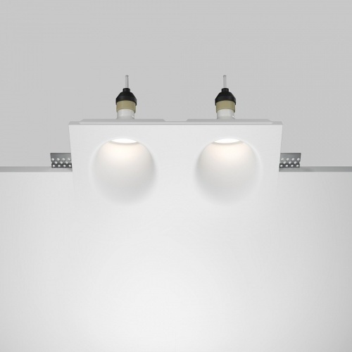 Встраиваемый светильник Maytoni Technical Gyps Modern DL002-WW-02-W фото 2 Встраиваемый светильник Maytoni Technical Gyps Modern DL002-WW-02-W фото 2