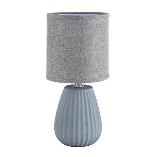 LUMION 8161/1T COUNTY LN26 502 серый, керамика/текстиль Настольная лампа E14 1*40W 220V ASELA