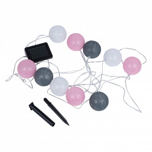 Гирлянда на солнечных батареях Uniel COTTON BALLS-1 UL-00011593 Гирлянда на солнечных батареях Uniel COTTON BALLS-1 UL-00011593