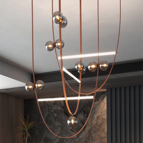 Подвесной светильник FABIUS H100 Brown фото 7 Подвесной светильник FABIUS H100 Brown фото 7