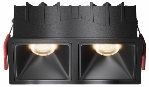 Встраиваемый светильник Maytoni Technical Alfa LED DL043-02-10W3K-SQ-B-1 Встраиваемый светильник Maytoni Technical Alfa LED DL043-02-10W3K-SQ-B-1