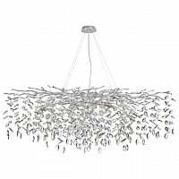 ODEON LIGHT 4970/14 HALL ODL24 615 матов.серебристый/алюмин./хрусталь Люстра G9 14*40W DELICA