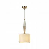 ODEON LIGHT EXCLUSIVE 5403/1 CLASSIC ODL_EX24 119 бронзовый/светло-коричневый/кремовый/металл/керамика/ткань Подвес E14 1*40W LATTE