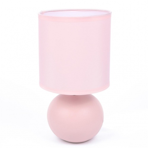 LUMION 8225/1T CLASSI LN26 493 розовый, керамика/текстиль Настольная лампа E14 1*40W 220V OCTAVIA