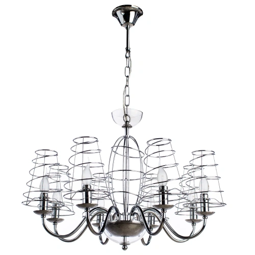 Подвесная люстра Arte Lamp CAGE A4320LM-8CC Подвесная люстра Arte Lamp CAGE A4320LM-8CC