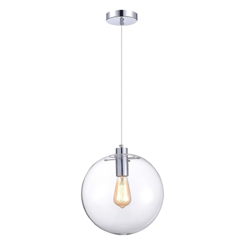 SL1056.123.01 Подвес ST-Luce Хром/Прозрачный E27 1*60W SL1056.123.01 Подвес ST-Luce Хром/Прозрачный E27 1*60W
