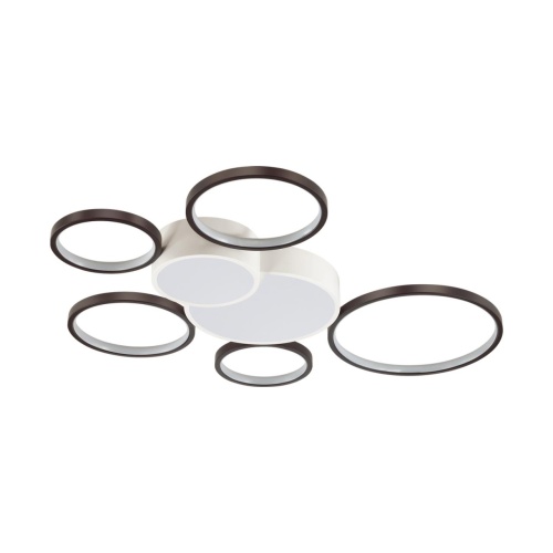 LUMION 5254/99CL LEDIO LN26 292 белый, черный Люстра потолочная диммир. с ДУ LED 126W 220V NORBERT