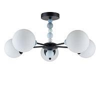 LUMION 6526/5C MODERNI LN26 360 чёрный Люстра потолочная E14 5*40W 220V SUNDAY