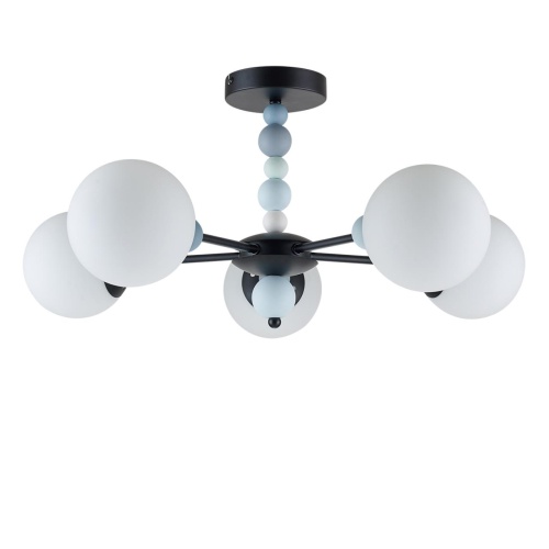 LUMION 6526/5C MODERNI LN26 360 чёрный Люстра потолочная E14 5*40W 220V SUNDAY