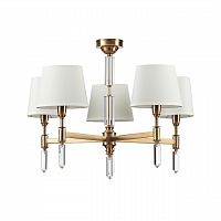 ODEON LIGHT EXCLUSIVE 4894/5 MODERN ODL_EX22 161 бронзовый/белый/ткань Люстра E14 5*40W LONDON