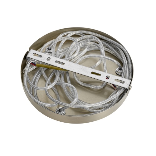 LUMION 8277/3A MODERNI LN26 163 сатин никель/прозрачный, металл/стекло Подвес Е14 3*40W 220V DENVER фото 3