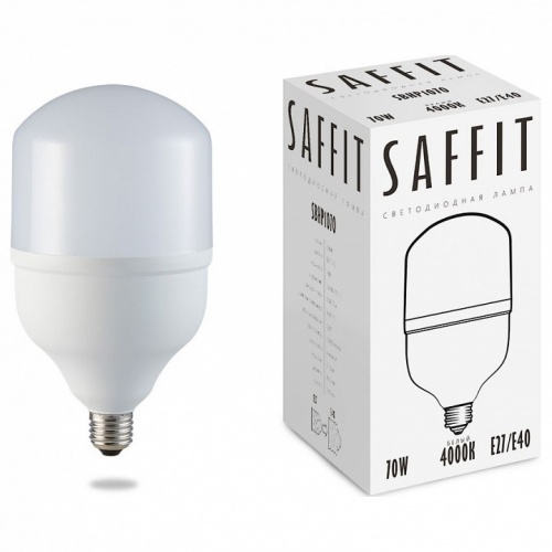Лампа светодиодная Feron Saffit SBHP1070 E27-E40 70Вт 4000K 55098 Лампа светодиодная Feron Saffit SBHP1070 E27-E40 70Вт 4000K 55098