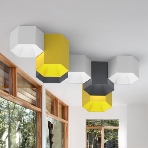 Потолочный светильник HEXAGON B H15 Blue фото 11 Потолочный светильник HEXAGON B H15 Blue фото 11