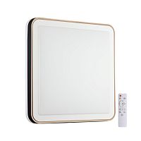 SONEX 7621/DL PALE SN 162 Светильник пластик/черн./медный LED 48Вт 3000-6300K 440х440 IP43 пульт ДУ EFFA