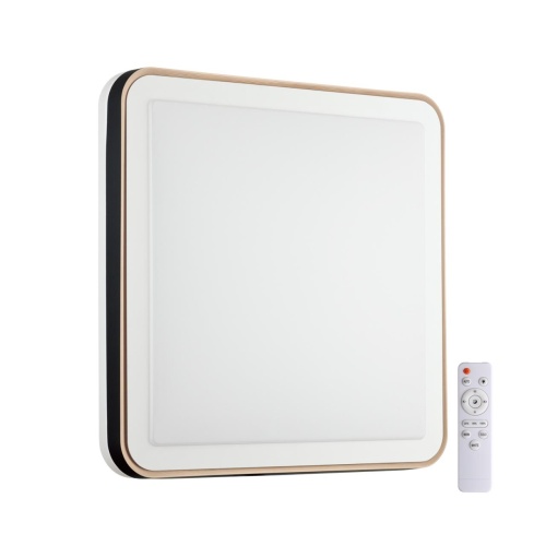 SONEX 7621/DL PALE SN 162 Светильник пластик/черн./медный LED 48Вт 3000-6300K 440х440 IP43 пульт ДУ EFFA