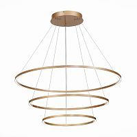 ST605.203.114 Cветильник подвесной SMART ST-Luce Золотистый/Белый LED 1*114W 2800-6500K