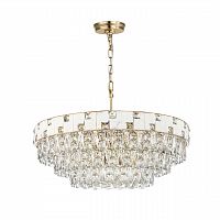 ODEON LIGHT 5076/21 HALL (В 2-х КОРОБКАХ) ODL24 599 золото/прозрачный/белый/металл/хрусталь/алебастр Люстра E14 21*40W CHESSI