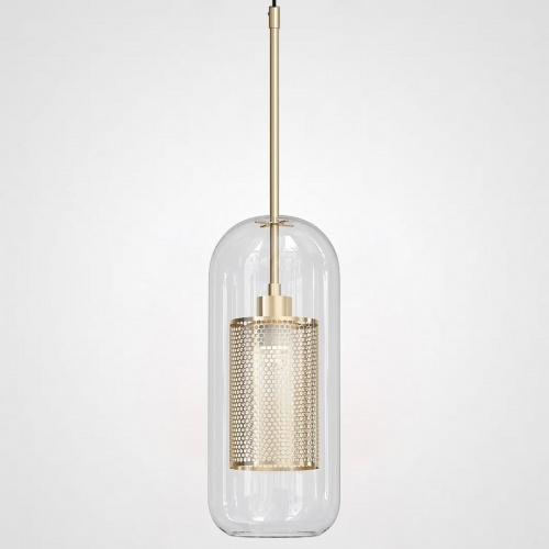 Подвесной светильник CATCH F cylinder brass D15 Подвесной светильник CATCH F cylinder brass D15