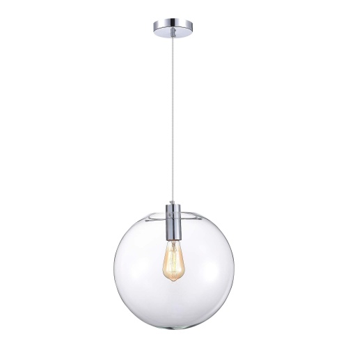 SL1056.133.01 Подвес ST-Luce Хром/Прозрачный E27 1*60W SL1056.133.01 Подвес ST-Luce Хром/Прозрачный E27 1*60W