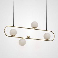 Подвесной реечный светильник HOOP L120 Bronze