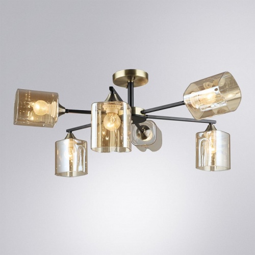 Потолочная люстра Arte Lamp MERCI A4185PL-6BK фото 2