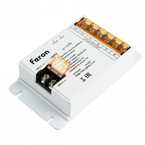 Контроллер-регулятор цвета RGB с пультом ДУ Feron LD483 52098 фото 6