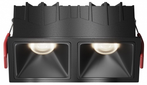 Встраиваемый светильник Maytoni Technical Alfa LED DL043-02-10W4K-SQ-B-1 Встраиваемый светильник Maytoni Technical Alfa LED DL043-02-10W4K-SQ-B-1