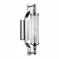 ODEON LIGHT 4942/1W DROPS ODL22 507 хром/прозрачный/стекло Настенный светильник с выкл. E14 1*40W IP44 TOLERO