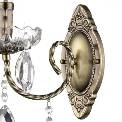 LUMION 8190/1W CLASSI LN26 094 античная бронза, металл/хрусталь Бра E14 1*40W 220V LINN фото 7