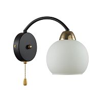 LUMION 5648/1W COMFI LN23  чёрный, золотой Бра E27 1*60W 220V KODI