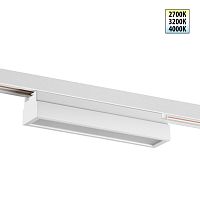 NOVOTECH 359789 PORT NT25 262 белый Светильник однофазный трехжильный трековый с переключ. цв. температуры IP20 LED 12W 180-265V 2700К/3200К/4000К ITER