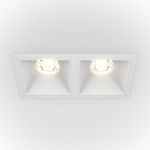 Встраиваемый светильник Maytoni Technical Alfa DL043-02-10W4K-SQ-W фото 2 Встраиваемый светильник Maytoni Technical Alfa DL043-02-10W4K-SQ-W фото 2