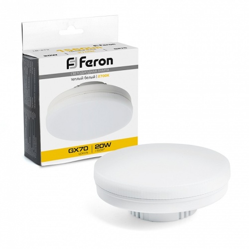 Лампа светодиодная Feron LB-473 GX70 20Вт 2700K 48306 фото 4