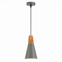 SLE125173-01 Подвес Серый/Серый, Светлое дерево E14 1*40W