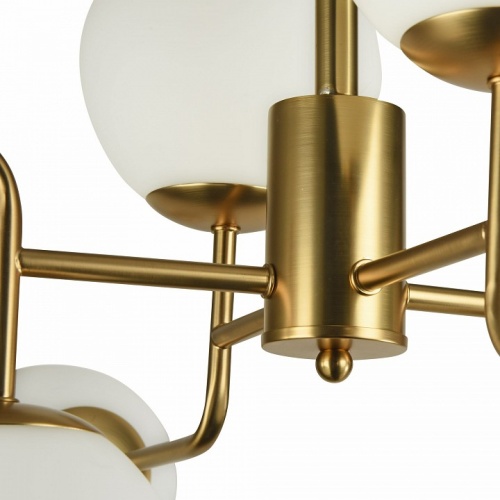 Люстра на штанге Maytoni Erich MOD221-PL-08-G фото 4