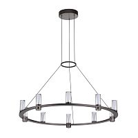 ODEON LIGHT 7143/70L HIGHTECH ODL26 513 Подвесной светильник темный никель/акрилл/металл IP20 LED 60W 3830Лм 3000K 180° 220V DEFANCE