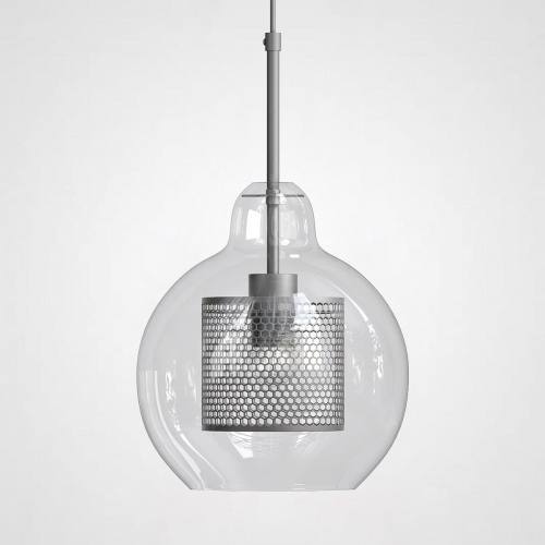 Подвесной светильник CATCH F pear silver D25 Подвесной светильник CATCH F pear silver D25