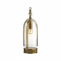 ODEON LIGHT EXCLUSIVE 4892/1T NEO ODL_EX22 147 бронзовы/коньячный/стекло Настольная лампа E14 1*40W BELL