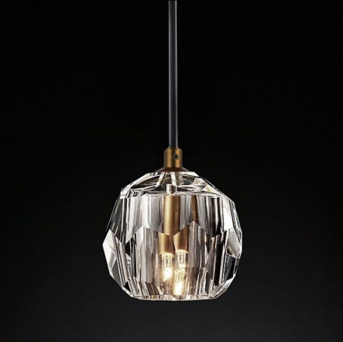 Подвесной светильник Boule De Cristal Single Rod Pendant Brass Подвесной светильник Boule De Cristal Single Rod Pendant Brass