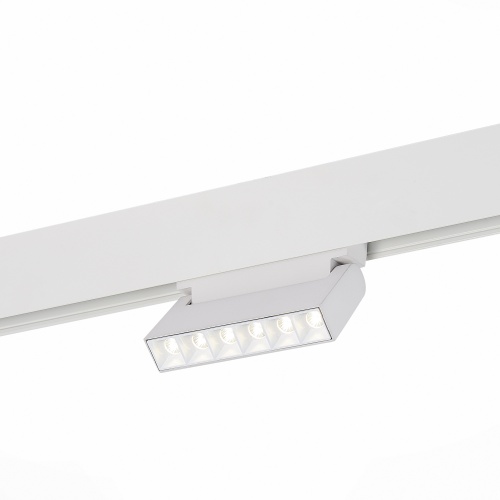 ST364.546.06 Магнитный трековый светильник белый LED 1*6W 4000K 532Lm Ra>80 36° IP20 L120xW22xH108 48V ST364.546.06 Магнитный трековый светильник белый LED 1*6W 4000K 532Lm Ra>80 36° IP20 L120xW22xH108 48V