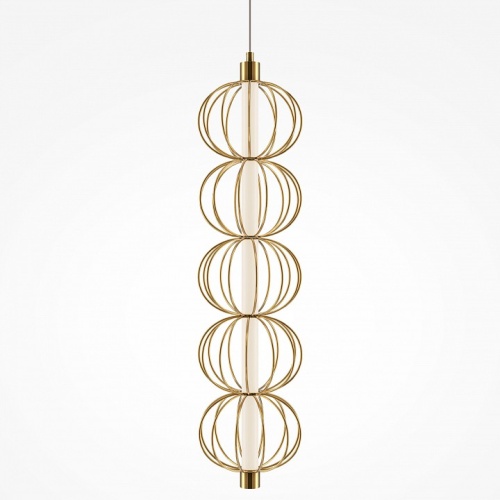 Подвесной светильник Maytoni Golden Cage MOD216PL-L10G3K Подвесной светильник Maytoni Golden Cage MOD216PL-L10G3K