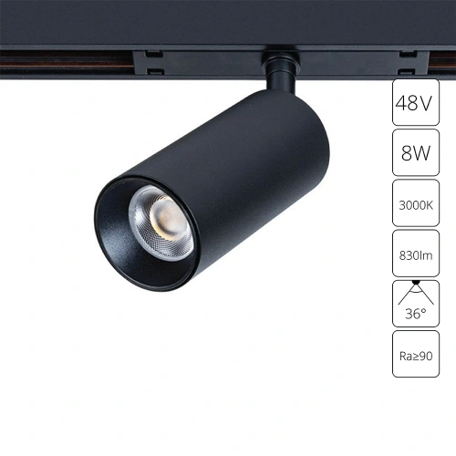 Магнитный трековый светильник Arte Lamp OPTIMA A7280PL-1BK Магнитный трековый светильник Arte Lamp OPTIMA A7280PL-1BK