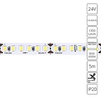 Светодиодная лента 24V 14,4W/m 6000К 5м Arte Lamp TAPE A2418008-03-6K