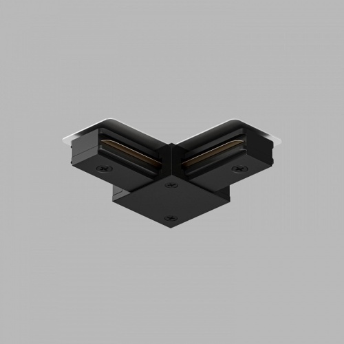 Соединитель угловой L-образный для треков Denkirs DK Track Black TR1102-BK фото 2