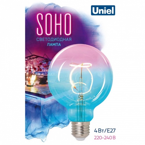 Лампа светодиодная Uniel SOHO E27 4Вт 2250K UL-00005892 фото 3
