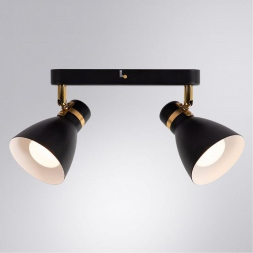 Спот Arte Lamp Fafnir A5047PL-2BK фото 2