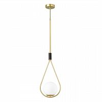 ODEON LIGHT 4810/1 PENDANT ODL21 415 золтой/черный/белый Подвес E14 1*40W FLARI